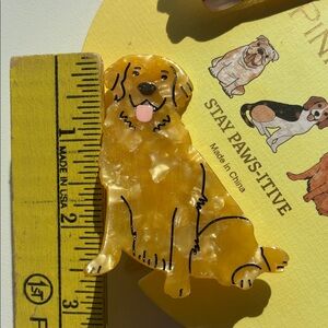 Brand New Golden Retriever Hair Clip